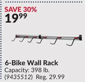 Princess Auto 6-Bike Wall Rack offer
