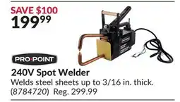 Princess Auto 240V Spot Welder offer