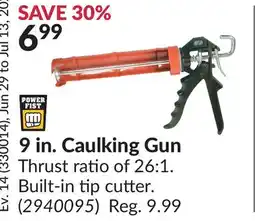 Princess Auto 9 in. Caulking Gun offer