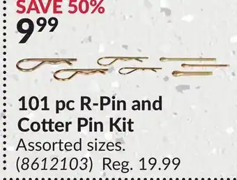 Princess Auto 101 pc R-Pin and Cotter Pin Kit offer