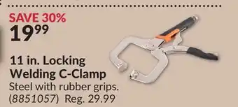 Princess Auto 11 in. Locking Welding C-Clamp offer