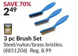 Princess Auto 3 pc Brush Set offer