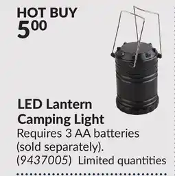 Princess Auto LED Lantern Camping Light offer