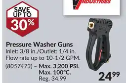 Princess Auto Pressure Washer Guns offer