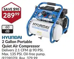Princess Auto 2 Gallon Portable Quiet Air Compressor offer