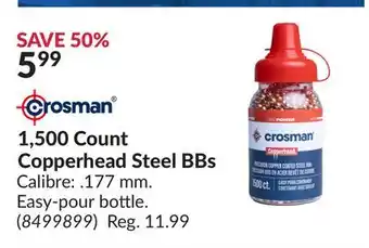 Princess Auto 1,500 Count Copperhead Steel BBs offer