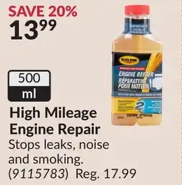 Princess Auto High Mileage Engine Repair offer