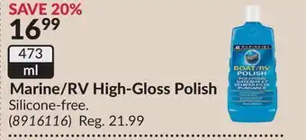 Princess Auto Marine/RV High-Gloss Polish offer