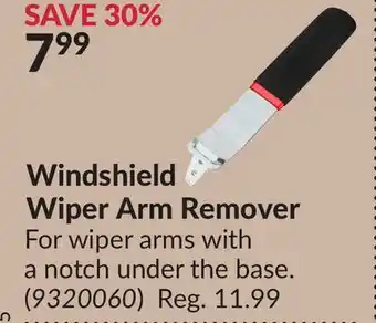 Princess Auto Windshield Wiper Arm Remover offer