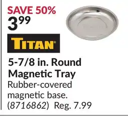 Princess Auto 5-7/8 in. Round Magnetic Tray offer