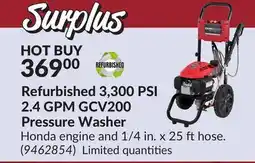 Princess Auto Refurbished 3,300 PSI 2.4 GPM GCV200 Pressure Washer offer
