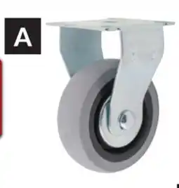 Princess Auto 3 in. Double-Ball Bearing Thermoplastic Rubber Casters Rigid offer