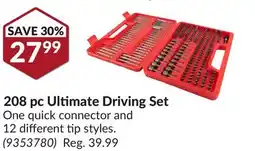 Princess Auto 208 pc Ultimate Driving Set offer