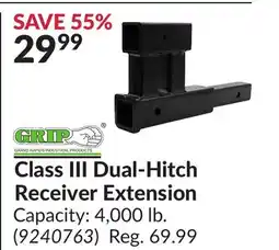 Princess Auto Class III Dual-Hitch Receiver Extension offer