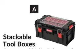 Princess Auto Stackable Tool Boxes offer