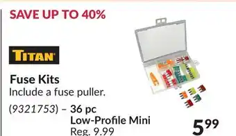 Princess Auto Fuse Kits 6 pc Low-Profile Mini offer