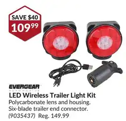 Princess Auto LED Wireless Trailer Light Kit offer