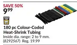 Princess Auto 180 pc Colour-Coded Heat-Shrink Tubing offer