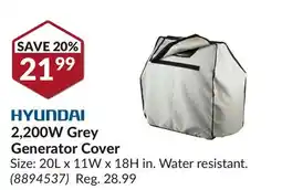 Princess Auto 2,200W Grey Generator Cover offer