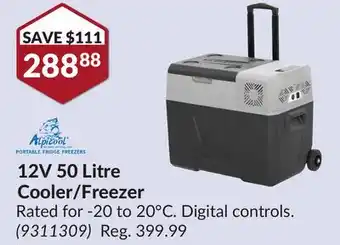 Princess Auto 12V 50 Litre Cooler/Freezer offer