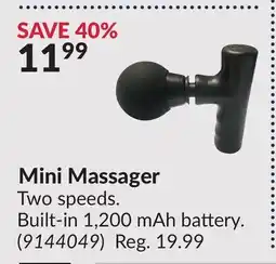 Princess Auto Mini Massager offer