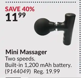 Princess Auto Mini Massager offer