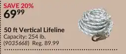 Princess Auto 50 ftVertical Lifeline offer