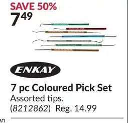 Princess Auto 7 pc Coloured Pick Set offer