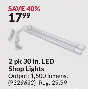 Princess Auto 2 pk 30 in. LED Shop Lights offer