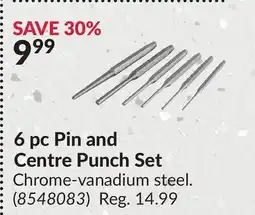Princess Auto 6 pc Pin and Centre Punch Set offer