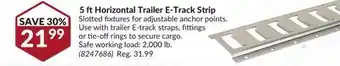 Princess Auto 5 ft Horizontal Trailer E-Track Strip offer
