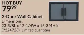 Princess Auto 2-Door Wall Cabinet offer