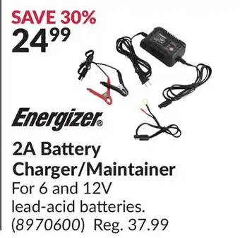Princess Auto 2A Battery Charger/Maintainer offer