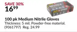 Princess Auto 100 pk Medium Nitrile Gloves offer