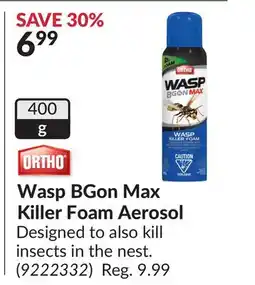 Princess Auto Wasp BGon Max Killer Foam Aerosol offer