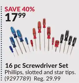 Princess Auto 16 pc Screwdriver Set offer