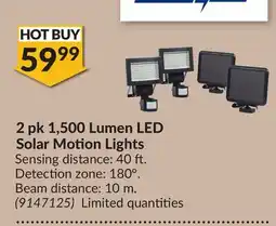 Princess Auto 2 pk 1,500 Lumen LED Solar Motion Lights offer