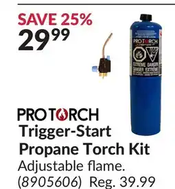 Princess Auto Trigger-Start Propane Torch Kit offer
