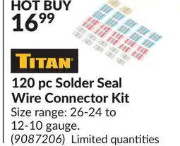 Princess Auto 120 pc Solder Seal Wire Connector Kit offer