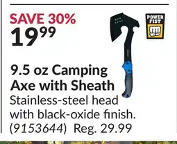 Princess Auto 9.5 oz Camping Axe with Sheath offer