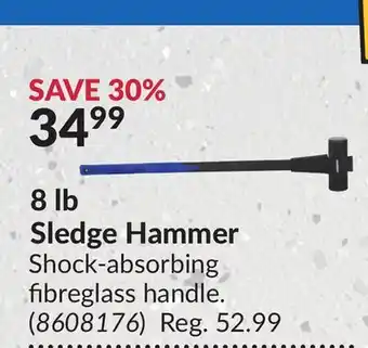 Princess Auto 8 lb Sledge Hammer offer