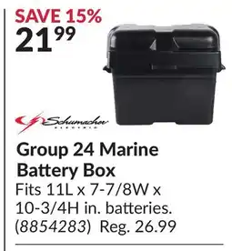 Princess Auto Group 24 Marine Battery Box offer