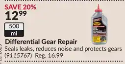 Princess Auto Differential Gear Repair offer