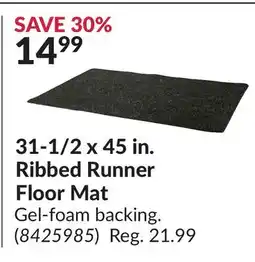 Princess Auto 31-1/2 x 45 in. Ribbed Runner Floor Mat offer