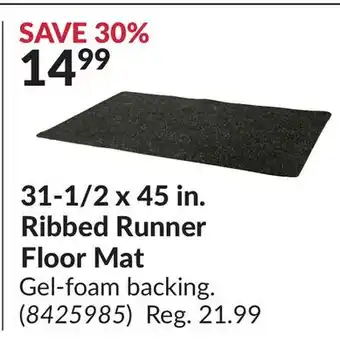 Princess Auto 31-1/2 x 45 in. Ribbed Runner Floor Mat offer