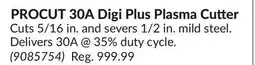 Princess Auto PROCUT 30A Digi Plus Plasma Cutter offer