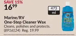 Princess Auto Marine/RV One-Step Cleaner Wax offer