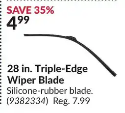 Princess Auto 28 in. Triple-Edge Wiper Blade offer