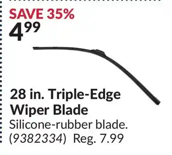 Princess Auto 28 in. Triple-Edge Wiper Blade offer