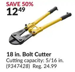 Princess Auto 18 in. Bolt Cutter offer